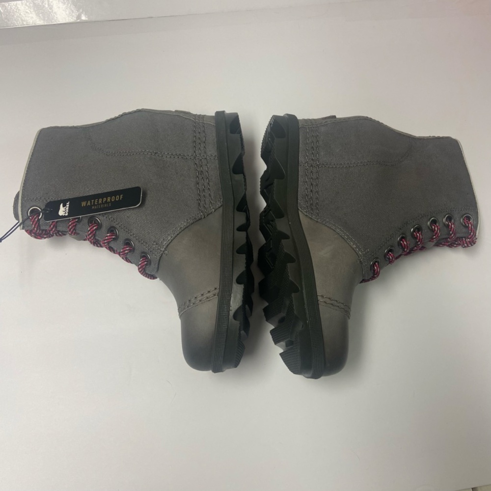 Sorel Joan Of Arctic Wedge II PDX Lace Boot NWT Color Quarry Jet Size 7.5 - Picture 5 of 13